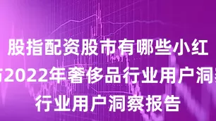 股指配资股市有哪些小红书发布2022年奢侈品行业用户洞察报告