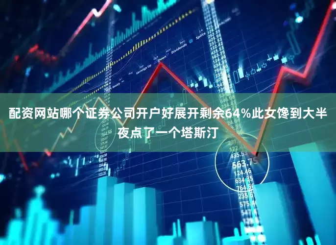 配资网站哪个证券公司开户好展开剩余64%此女馋到大半夜点了一个塔斯汀